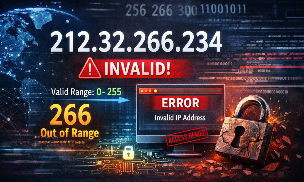 212.32.266.234: Anatomy of an Invalid IPv4 Address Explained